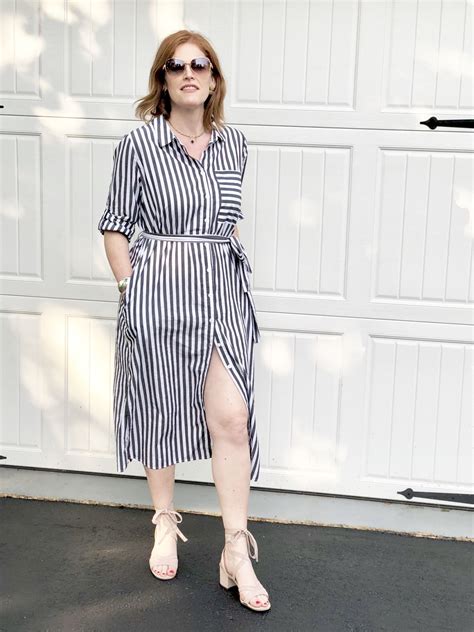 French Chic Summer Essential The Shirt Dress French Summer Fashion