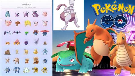 My Pokemon Go Stats Mewtwo Charizard And Dragonite