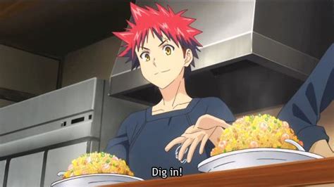 shokugeki no souma ep1 review anime amino