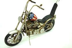 dekoratif metal motosiklet maketi