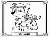 Coloring Paw Patrol Pages Chase Colouring Printable Print Clipart Library Coloringhome sketch template