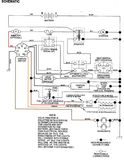 bestio lawn mower alternator wiring diagram