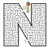 Maze Doolhof Preschool Coloring Labirint Labyrinth Laberintos Labirinti Alfabeto Lettere Mazes Litere Puzzles Puzzel Printactivities Colorat Pianetabambini Labirinto Stimmen Puzzle sketch template