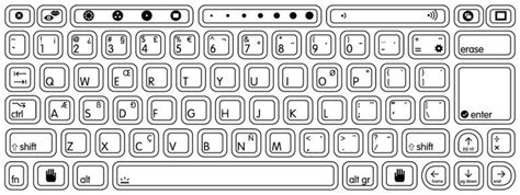 computer keyboard coloring page computer keyboard color