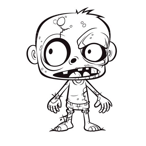 zombie   coloring pages  zombie baby outline sketch