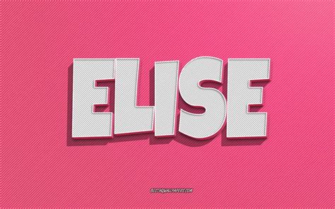 download wallpapers elise pink lines background wallpapers with names