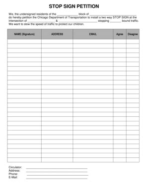 petition form template complete  ease airslate signnow