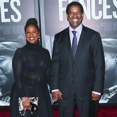 denzel washington and his wife show off their 33 year marriage on the