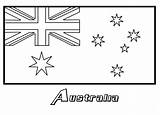 Bendera Mewarnai Australien Malvorlagen sketch template