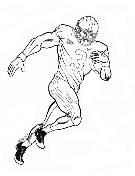 football player coloring page  richard fernandezs coloring pages