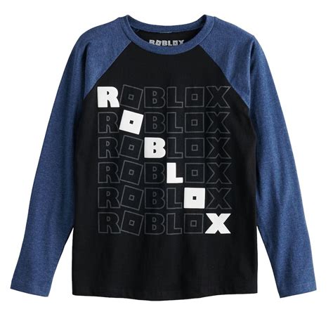 boys   roblox logo long sleeve shirt long sleeve shirts shirts boys long sleeve