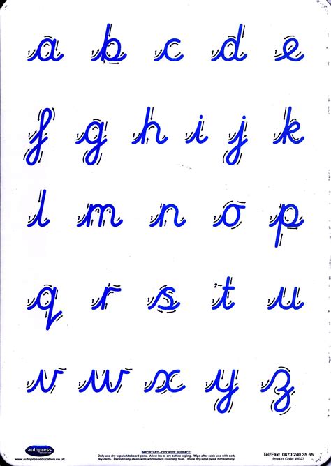cursive alphabet  arrows alphabetworksheetsfreecom