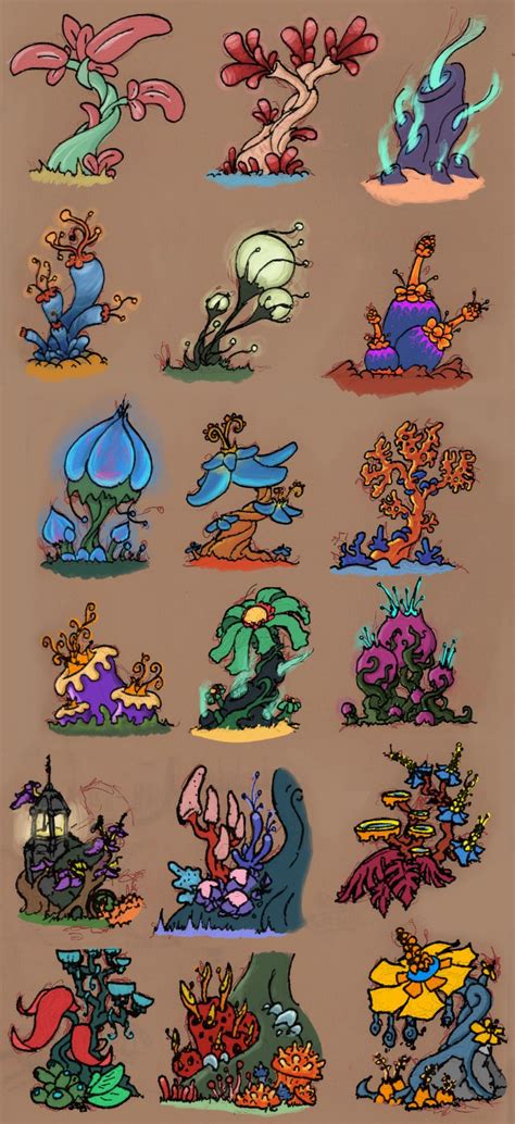 heres  bunch  plants  sketched     decided  quickly