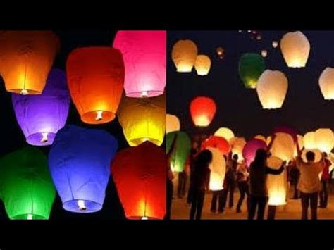 membuat lampion  bisa terbang youtube