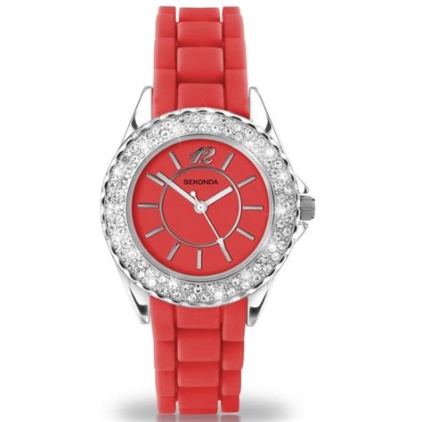 red ladies   watches  hillier jewellers uk