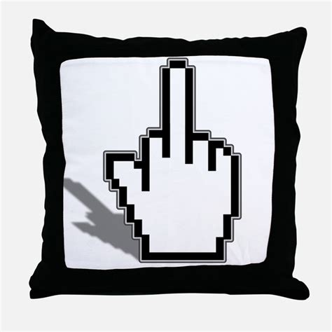 Middle Finger Pillows Middle Finger Throw Pillows
