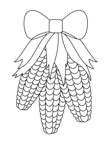 clip art  indian corn illustrations royalty  vector graphics