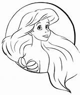 Ariel Pages Colorare Sirenetta Mewarnai Putri Duyung Meerjungfrau Malvorlagen Sheets Arielle sketch template