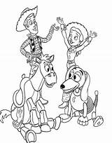 Toy Story Coloring Pages Printable Jessie Woody Disney Print Kids Color Riding Characters Horse Coloringhome Pdf Barbie Clipart Library Getcolorings sketch template