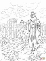 Coloring Haggai Temple Rebuilding Prophet Pages Pleads Color Printable sketch template