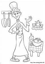 Ratatouille Coloring Pages Book Grayson Alfredo Coloriage Rat Chef Story Info Index sketch template