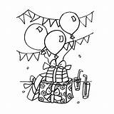 Verjaardag Ballonnen Kleurplaat Slingers Jarig Slinger Feest Tante Opa Leuk Oma Jarige Leukvoorkids Tekeningen Coloring Hoera Uitprinten Downloaden Bumba Kiezen sketch template