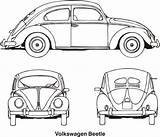 Beetle Volkswagen 1952 Clipart Vw Clip Year Car Svg Openclipart Beetles Vector Drawing Bugs Clipground Medium sketch template