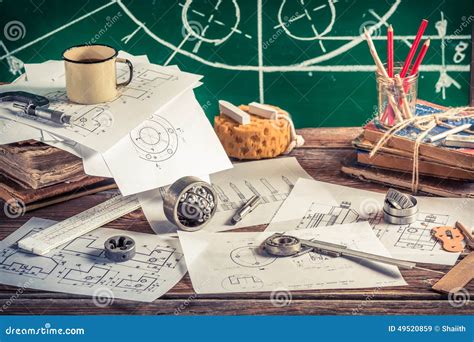 create mechanical parts  paper stock image image  design