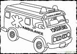 Coloring Pages Paramedic Ambulance Getcolorings Printable sketch template