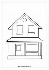 Coloring Miscellaneous House Sheets Sheet Megaworkbook sketch template