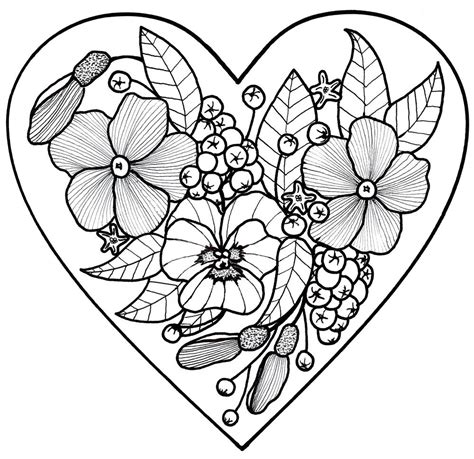 love adult coloring page favecraftscom