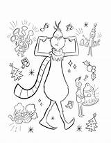 Grinch Coloring Pages Christmas Mr Does Color Print из все раскраски категории sketch template
