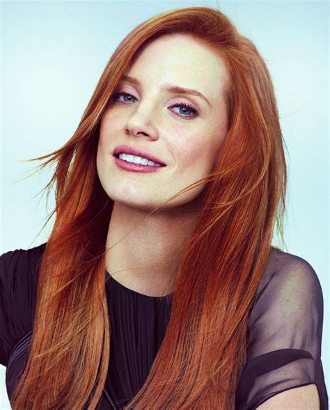 Jessica Chastain Wow Naturally Red Hair I M Jealous