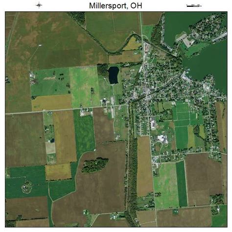 aerial photography map  millersport  ohio