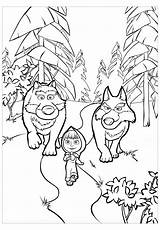 Wolf Coloring Color Kids Printable Print Pages sketch template