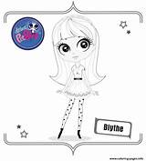 Blythe Coloring Pages Printable Color Book sketch template