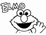 Elmo Coloring Pages Printable Baby Face Book Getcolorings Getdrawings Color Popular Colorings sketch template