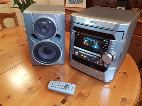 Sony Mhc Bx3 Microsystem Cd Cassette Radio Stereo System In