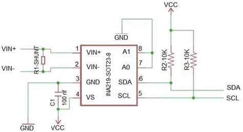 sensor ina circuit module  scientific diagram
