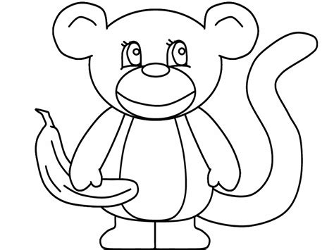 funny monkey coloring pages coloring home