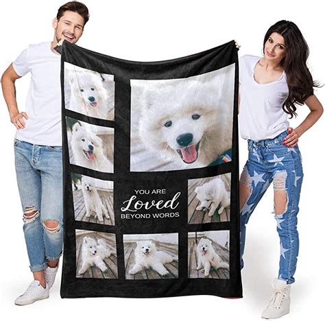 amazoncom personalized picture blankets