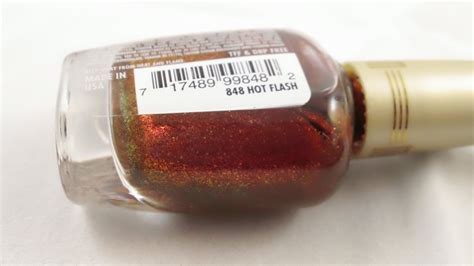milani nail lacquer color polish 848 hot flash