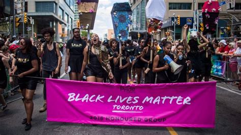 pride says it never agreed to exclude police as black lives matter