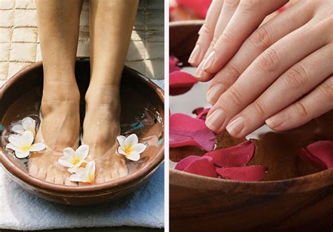 hand  foot spa  home  step  step guide