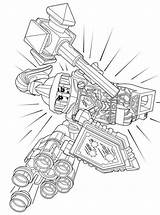 Nexo Knights Lego Coloring Pages Ausmalen Knight sketch template