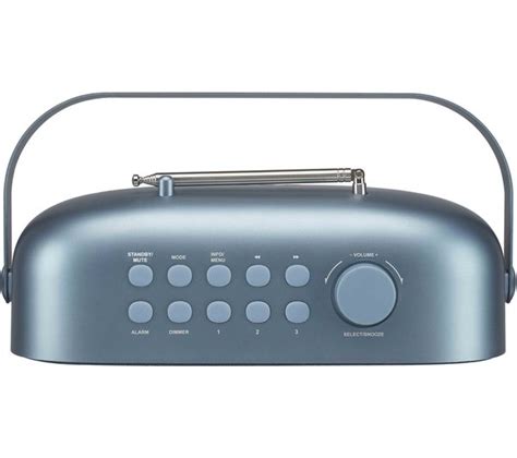 sandstrom sf daba portable dab bluetooth radio blue blue currys price tracker