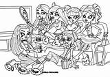 Monster High Coloring Pages Da Colorare Disegni Printable Choose Board Print Kids Bambini Girls sketch template
