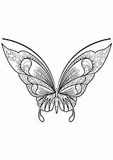 Coloring Butterfly Butterflies Pages Patterns Beautiful Adults Adult Kids Insects Children Print Printable Simple Coloriage Justcolor Nggallery Insectes sketch template