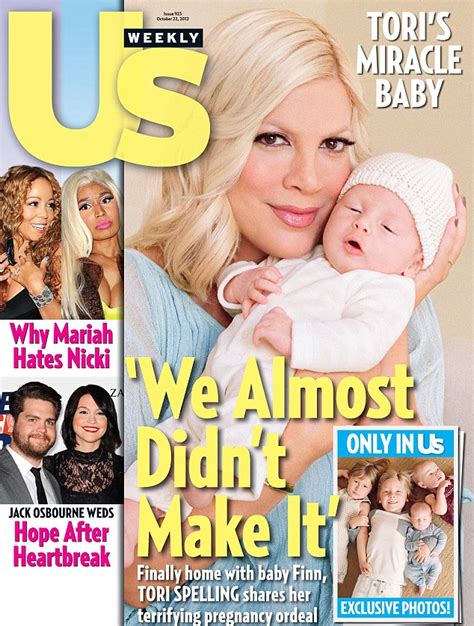 tori spelling reveals fourth pregnancy caused internal bleeding and was close to having