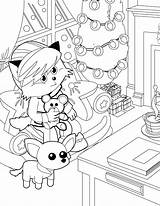 Cat Handipoints Cozy Winter Coloring Primarygames Pages Printables Inc 2009 Cool Find Good sketch template